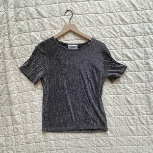Impressions of California Metallic Silver Tee